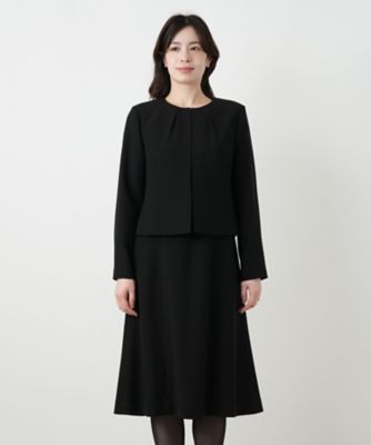 近年モデル　Leilian フラワーレースワンピース 上品　フォーマル　グレー系 ワンピースアンサンブル【ブラックフォーマル】 | Leilian (Women