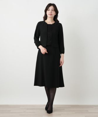 ワンピースアンサンブル【ブラックフォーマル】 | Leilian (Women