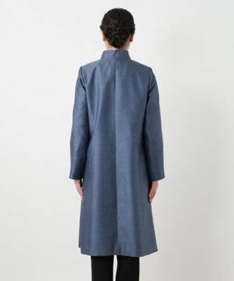 シルクスタンドカラーコート【セレモニー】 | Leilian (Women