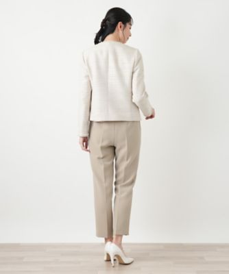 ツイードノーカラージャケット【ROCHAS Premiere