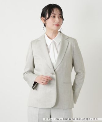 ＜Leilian (Women)＞ラメブレザー【ＲＯＣＨＡＳ　Ｐｒｅｍｉｅｒｅ】