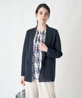 ＜Leilian (Women)＞ニットジャケット【ＲＯＣＨＡＳ　Ｐｒｅｍｉｅｒｅ】