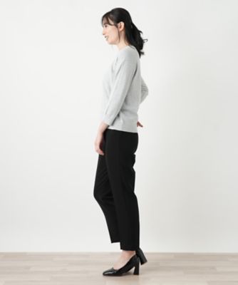 七分袖クルーネックニット | Leilian (Women)/レリアン | 三越伊勢丹