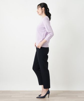 七分袖クルーネックニット | Leilian (Women)/レリアン | 三越伊勢丹