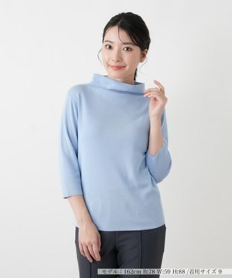 ＜Leilian (Women)＞ボトルネックカットソー
