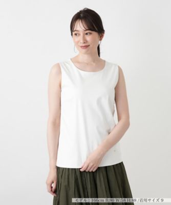 コットンタンクトップ | Leilian (Women)/レリアン | 三越伊勢丹