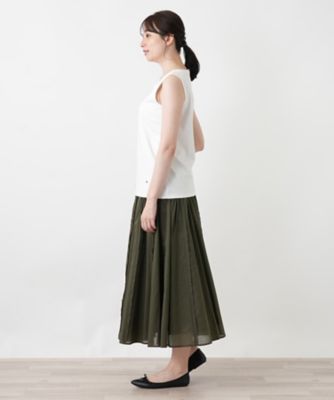 【ミキ】レリアン　ROCHAS タンクトップ コットンタンクトップ | Leilian (Women)/レリアン | 三越伊勢丹