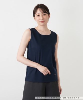 ＜Leilian (Women)＞コットンタンクトップ