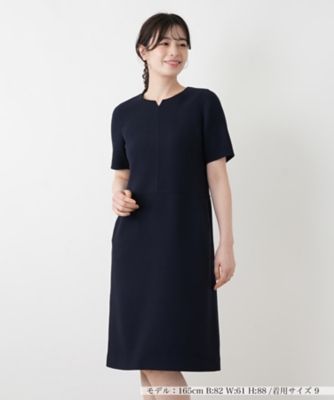 ＜Leilian (Women)＞キーネックワンピース【ＭＡＮＩＧＬＩＡ】