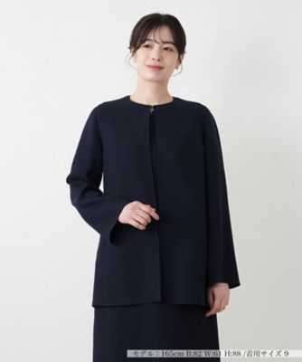 ＜Leilian (Women)＞ノーカラージャケット【ＭＡＮＩＧＬＩＡ】