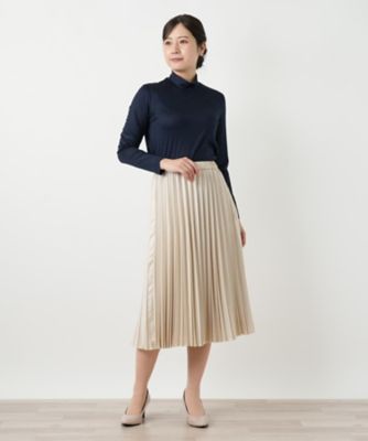 シルク混ハイネックカットソー | Leilian (Women)/レリアン | 三越