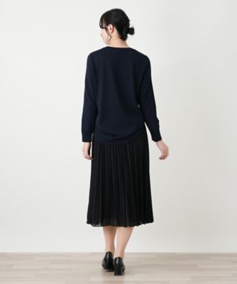 アコーディオンプリーツミディスカート | Leilian (Women)/レリアン