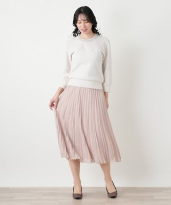 アコーディオンプリーツミディスカート | Leilian (Women)/レリアン