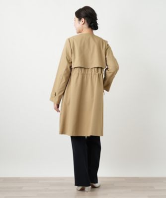 レリアン　未使用　ノーカラートレンチコート ノーカラーコート | Leilian (Women)/レリアン | 三越伊勢丹オンライン