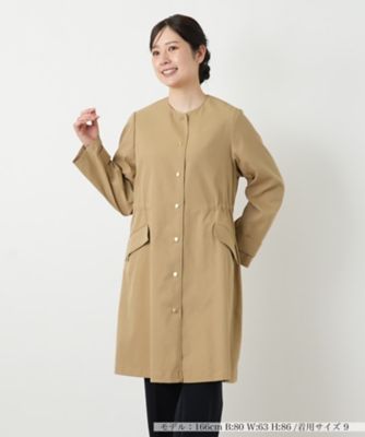 ＜Leilian (Women)＞ノーカラーコート