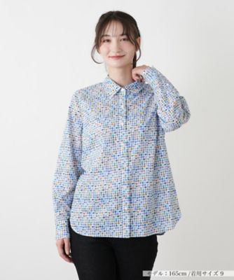 ＜Leilian (Women)＞ボタニカル柄ブラウス【Ｌｅｉｌｉａｎ　ＷＨＩＴＥ　ＬＡＢＥＬ】