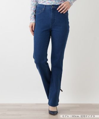 ＜Leilian (Women)＞ストレッチスリムデニムパンツ【Ｌ　ＪＥＡＮＳ】