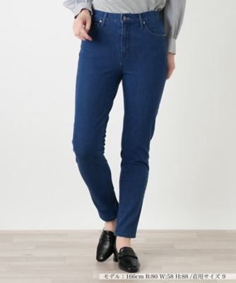 ＜Leilian (Women)＞ストレッチスリムデニムパンツ【Ｌ　ＪＥＡＮＳ】