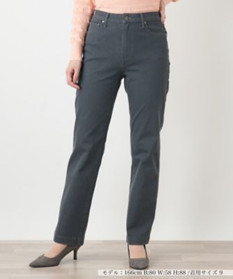 ＜Leilian (Women)＞ストレッチスリムデニムパンツ【Ｌ　ＪＥＡＮＳ】