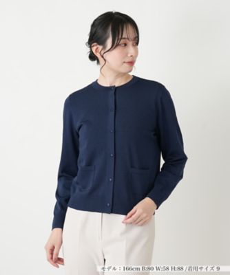 ＜Leilian (Women)＞クルーネックカーディガン