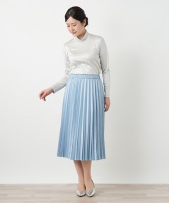 新品タグ付✨ebure アコーディオンプリーツ スカート 36 セール】♪変形アコーディオンプリーツスカート（スカート）｜AS KNOW