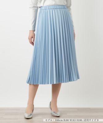 ＜Leilian (Women)＞洗えるアコーディオンプリーツスカート