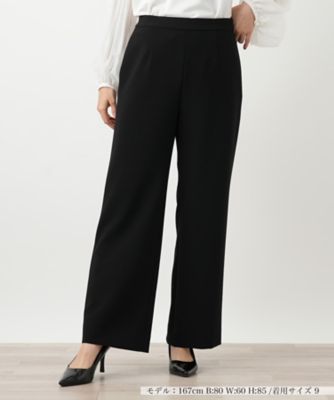 ＜Leilian (Women)＞ワイドストレッチパンツ【２６年２月カタログ】