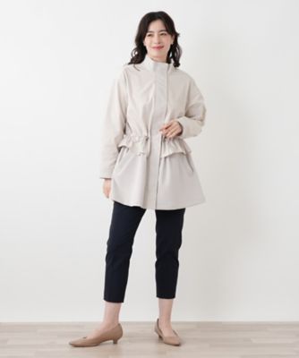 スタンドカラー比翼コート【MUSE BY ROCHAS