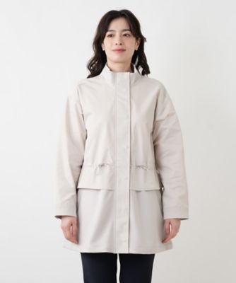 スタンドカラー比翼コート【MUSE BY ROCHAS
