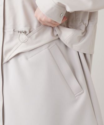 スタンドカラー比翼コート【MUSE BY ROCHAS