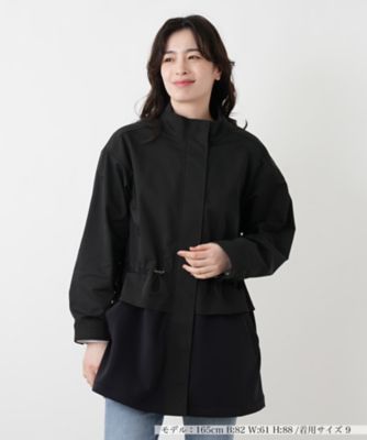スタンドカラー比翼コート【MUSE BY ROCHAS