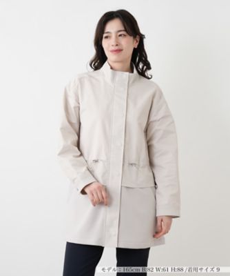 ＜Leilian (Women)＞スタンドカラー比翼コート【ＭＵＳＥ　ＢＹ　ＲＯＣＨＡＳ　Ｐｒｅｍｉｅｒｅ】