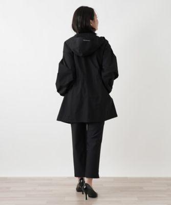 MUSE BY ROCHAS フード付きアイボリーコート フーデッドジャケット【MUSE BY ROCHAS Premiere