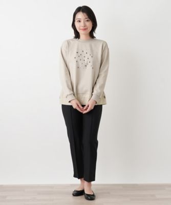 ビジューロゴスウェットプルオーバー【MUSE BY ROCHAS