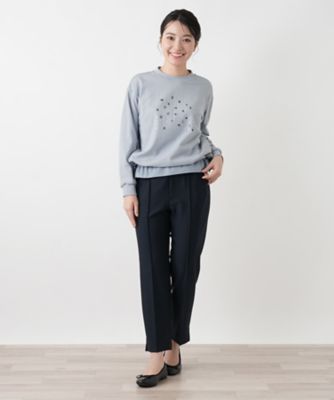 ビジューロゴスウェットプルオーバー【MUSE BY ROCHAS
