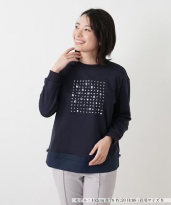 ビジューロゴスウェットプルオーバー【MUSE BY ROCHAS