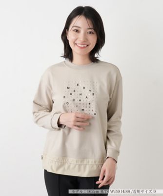 ビジューロゴスウェットプルオーバー【MUSE BY ROCHAS