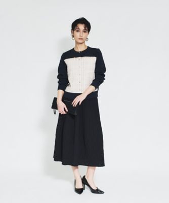ラメツイード切替カーディガン【BOURGE】 | BOURGE (Women