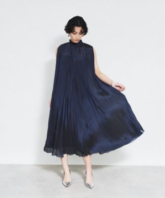 プリーツノースリーブワンピース【BOURGE】 | BOURGE (Women