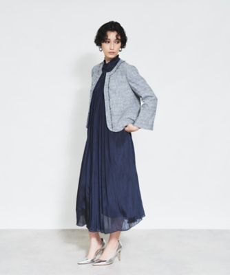 プリーツノースリーブワンピース【BOURGE】 | BOURGE (Women