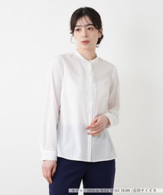 ＜BOURGE (Women)＞フリルバンドカラーブラウス