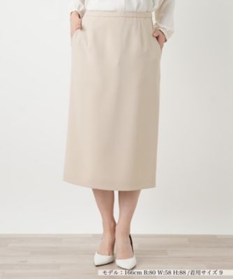 ＜BOURGE (Women)＞ミディ丈タイトスカート【ＢＯＵＲＧＥ】