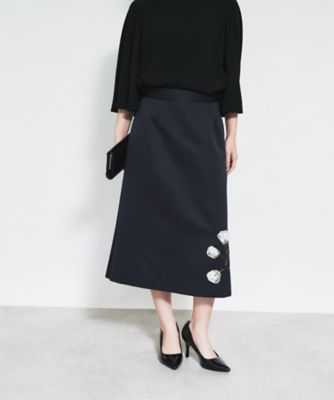 ＜BOURGE (Women)＞刺繍ミディスカート