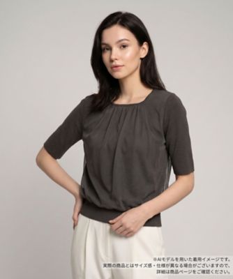 ＜BOURGE (Women)＞フロントチュールニット【ＢＯＵＲＧＥ】