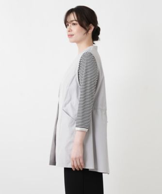 Vネックフレアベスト【Leilian WHITE LABEL