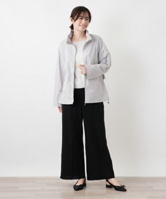 ペプラムハイネックジャケット【Leilian WHITE LABEL