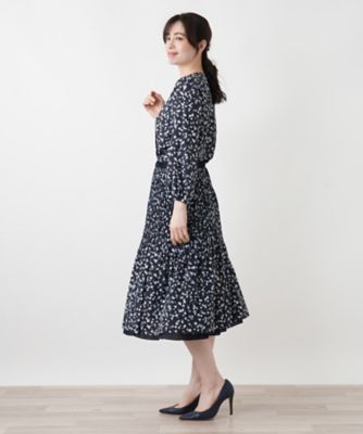 リバーシブルフレアスカート【Leilian WHITE LABEL