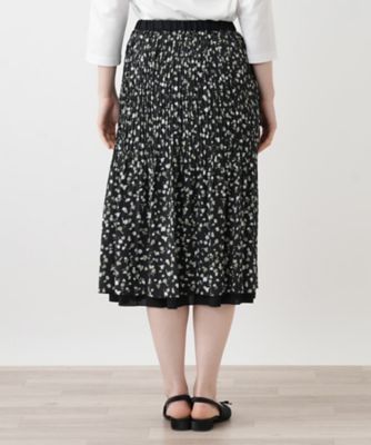 リバーシブルフレアスカート【Leilian WHITE LABEL
