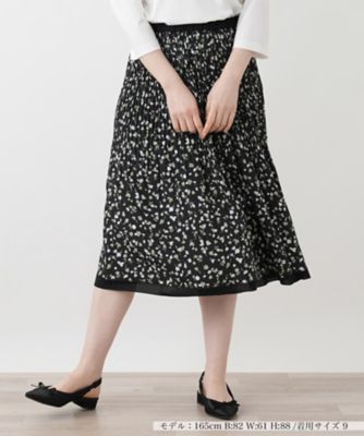 リバーシブルフレアスカート【Leilian WHITE LABEL