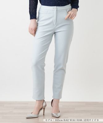 ＜Leilian (Women)＞ストレッチスリムパンツ【Ｌｅｉｌｉａｎ　ＷＨＩＴＥ　ＬＡＢＥＬ】